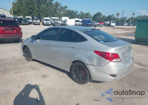 2013 Hyundai Accent Gls из США, поврежденный, VIN KMHCU4AEXDU277011